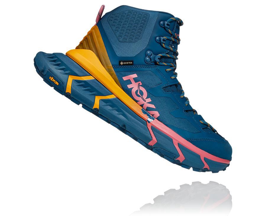 Hoka One One Turisticke Topanky Panske Modre - TenNine Hike GORE-TEX - 62318-BIYE